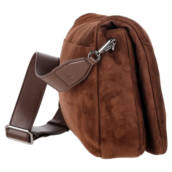 Roger Vivier – Große Tasche „Viv Choc“ aus braunem Wildleder - Image 3