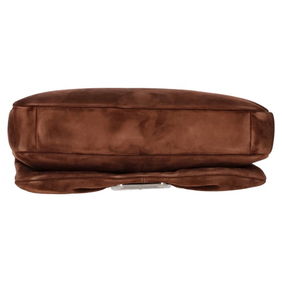 Roger Vivier – Große Tasche „Viv Choc“ aus braunem Wildleder - Image 5