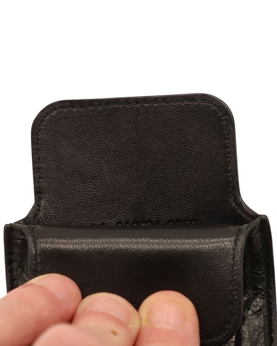 Balenciaga Handyhülle aus schwarzem Leder - Image 3