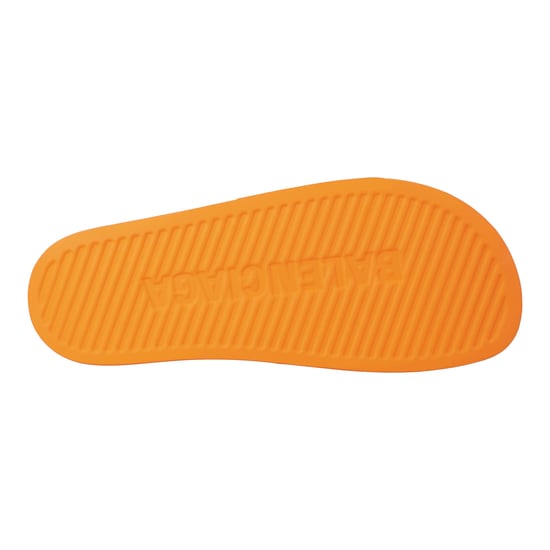 Balenciaga Logo Pool Slide Orange - Image 4