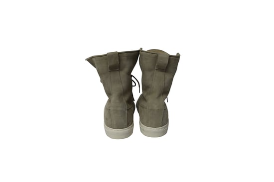 Common Projects Tournament hohe Sneaker aus Wildleder mit Shearling-Futter - Grau - Image 4