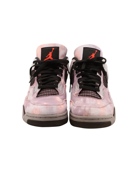 Nike Air Jordan 4 Retro Zen Master High Top Sneakers aus Amethyst-Canvas, Größe EU 45 - Image 2