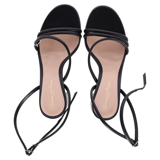Gianvito Rossi Riemchen-Blockabsatzsandalen aus schwarzem Leder - Image 5