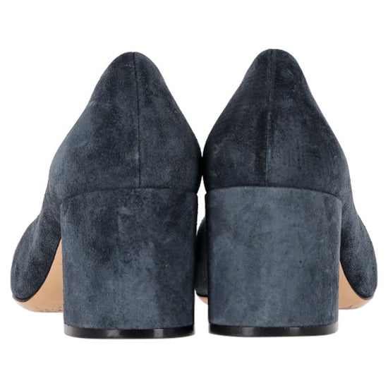 Ferragamo Garda-Pumps aus blauen Wildleder - Image 6