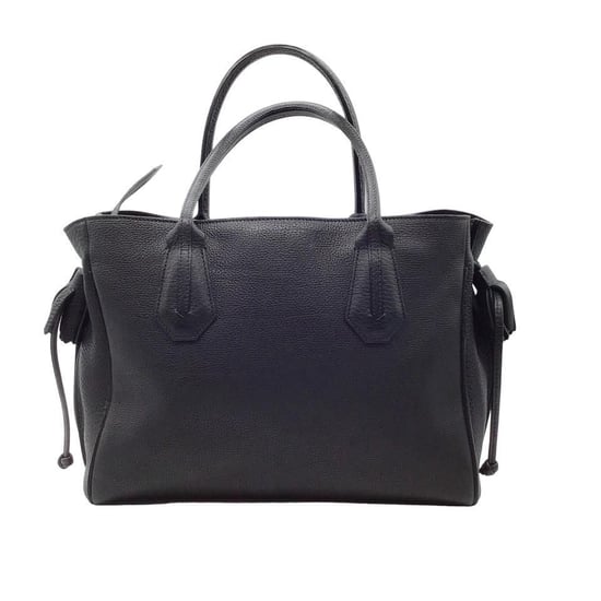 Longchamp Penelope Quasten Zugtasche aus schwarzem Leder - Image 3
