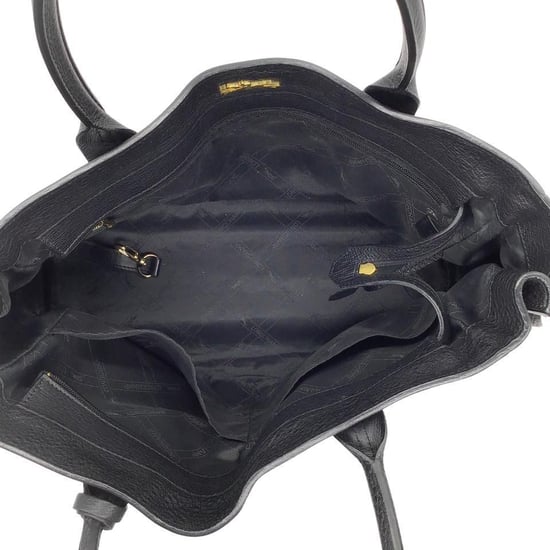 Longchamp Penelope Quasten Zugtasche aus schwarzem Leder - Image 5