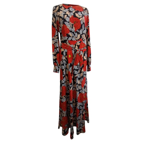 Diane Von Furstenberg Maxikleid mit Blumendruck aus mehrfarbiger Viskose - Image 2
