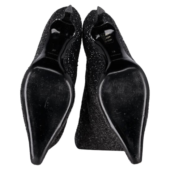 Alexander Wang Viola Slouch Kniehohe Stiefel in Schwarz Glitzer - Image 6