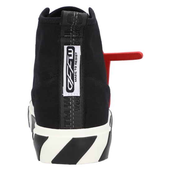 OFF-WHITE Vulkanisierte Hi Schwarz Rot Leinwand - Image 3