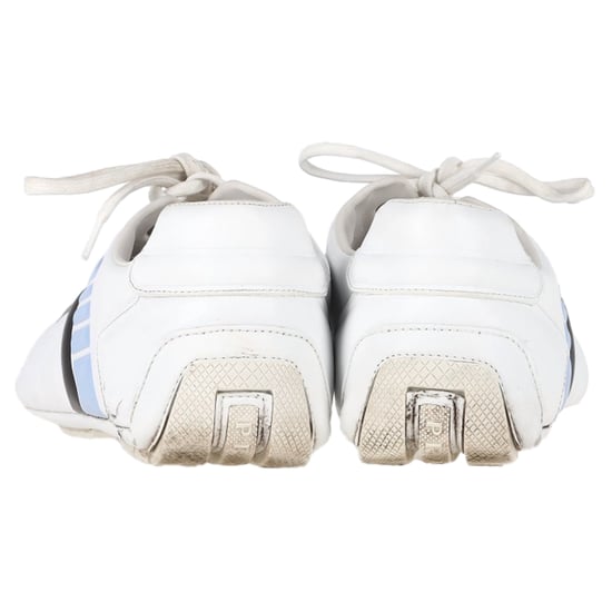 Prada Rev Low-Top Sneakers aus weißem Leder - Image 5