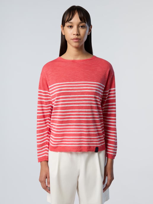 North Sails Pullover Gestreifter Rundhalsausschnitt - Image 1