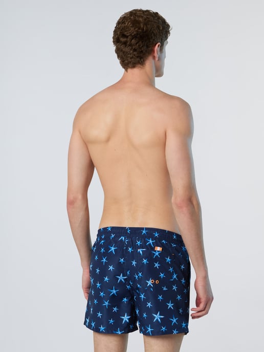 North Sails Badeshorts REPREVE® mit Ozean-Print - Image 2