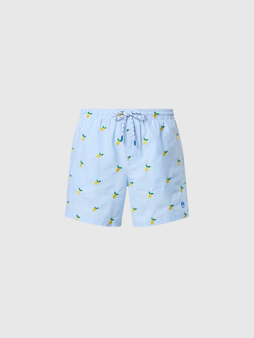 North Sails Badeshorts Gestreifter Seersucker - Image 3