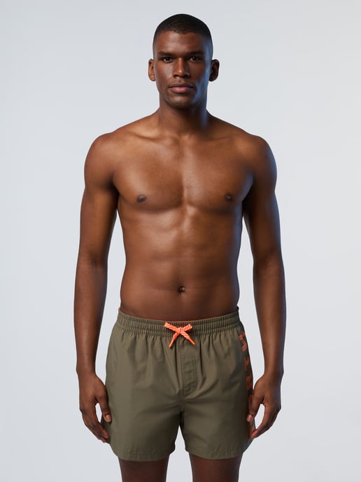 North Sails Badeshorts Vertikaler Druck - Image 1