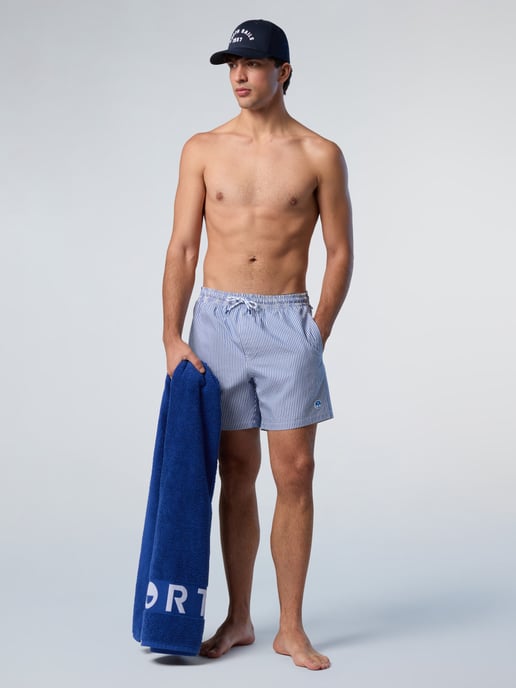 North Sails Badeshorts Gestreifter Seersucker - Image 5