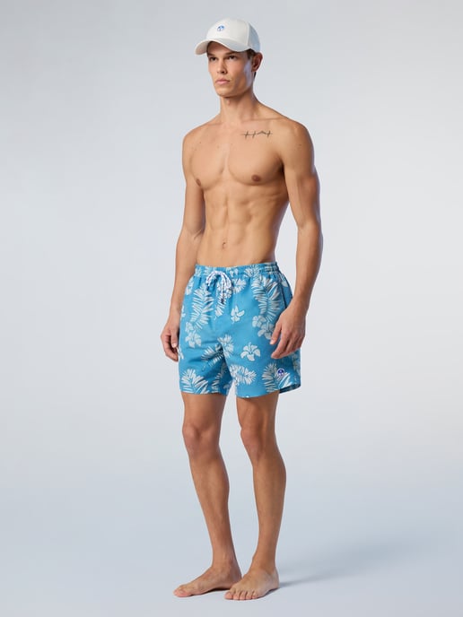 North Sails Badeshorts Bedrucktes Pfirsichleder - Image 5
