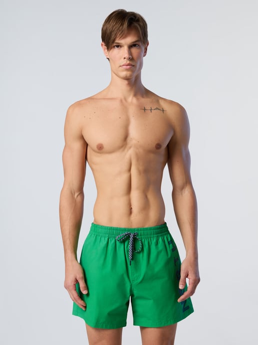 North Sails Badeshorts Vertikaler Druck - Image 1