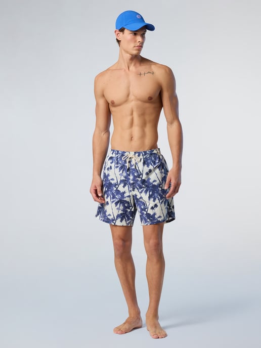 North Sails Badeshorts Gewaschener Druck - Image 5