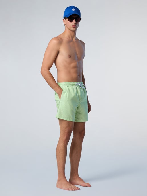 North Sails Badeshorts Gestreifter Seersucker - Image 5
