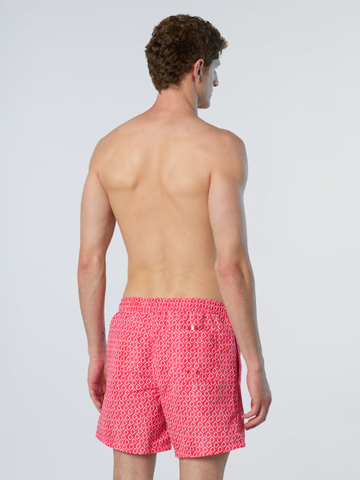 North Sails Badeshorts Bedrucktes Pfirsichleder - Image 5