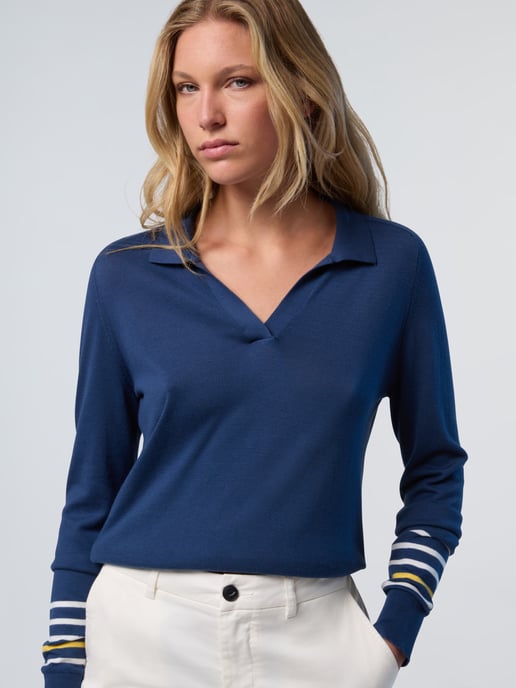 North Sails Pullover Aloe Vera mit V-Ausschnitt - Image 4