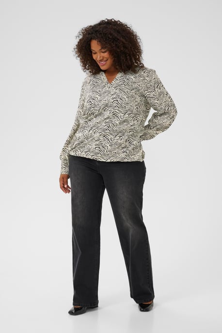 Langarm-Bluse KCdiana Langarm-Bluse Regular fit animal - Image 1