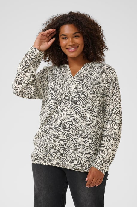 Langarm-Bluse KCdiana Langarm-Bluse Regular fit animal - Image 3