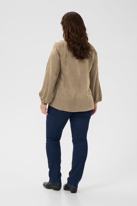 Langarm-Bluse KCmilia Langarm-Bluse Regular fit brown - Image 3