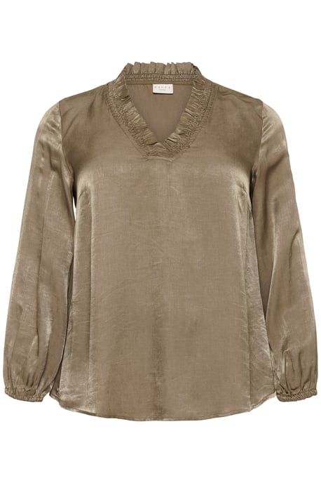 Langarm-Bluse KCmilia Langarm-Bluse Regular fit brown - Image 5
