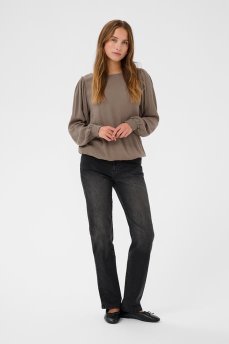Langarm-Bluse KAstina Langarm-Bluse Regular fit brown - Image 1