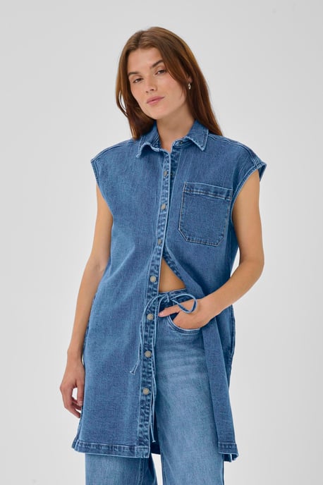 Denimkleid MWLeyla Denimkleid Box fit medium blue - Image 3