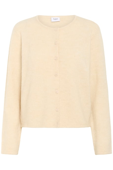 Strickjacke LarnaSZ Strickjacke Gerade Passform offwhite - Image 4