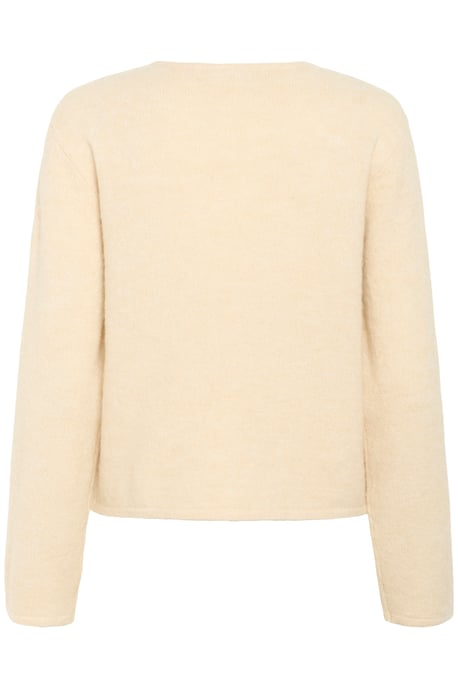 Strickjacke LarnaSZ Strickjacke Gerade Passform offwhite - Image 5