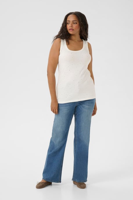 Jerseytop KCcarina Jerseytop Tight fit white - Image 1