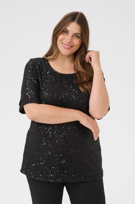 Kurzarm-Bluse KClaila Kurzarm-Bluse Regular fit black - Image 3
