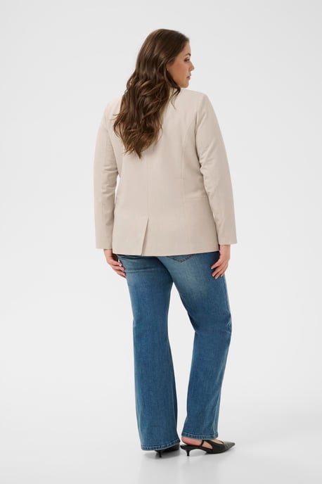 Blazer KCsakira Blazer Tight fit cream - Image 4