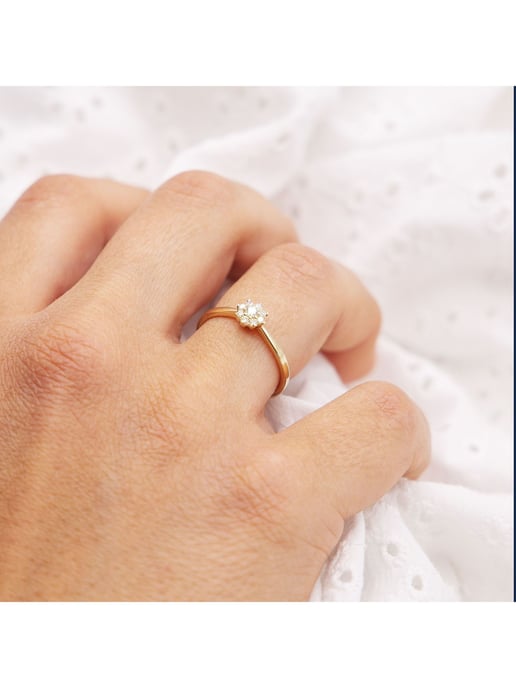 Diam Addict Ring 585 Gelbgold mit im Labor gezüchteten Diamanten - Image 4