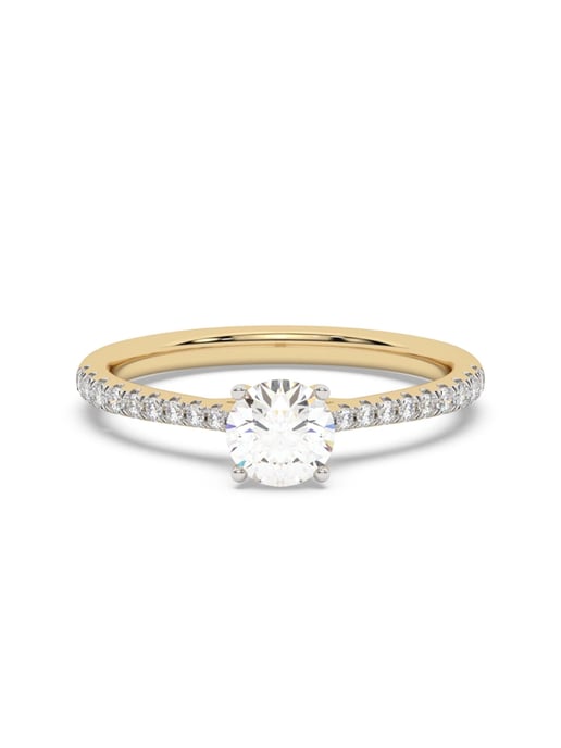 Diam Addict Ring 585 Gelbgold mit im Labor gezüchteten Diamanten - Image 1