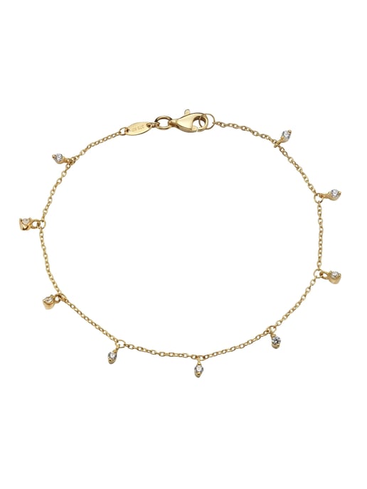 Celesta Gold Armband 375 Gold mit Zirkonia - Image 1