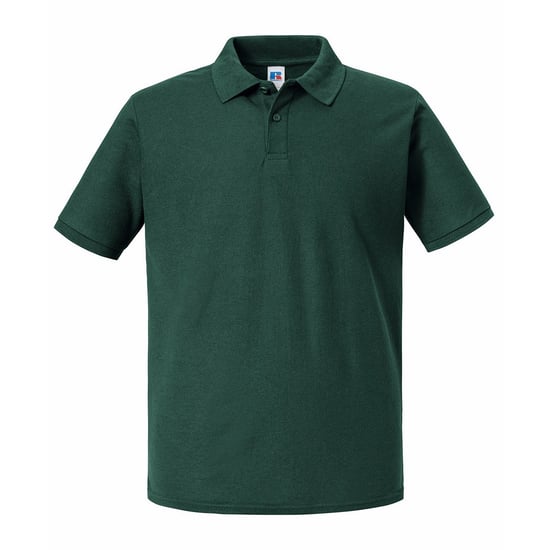 Russell - "Authentic Eco" Poloshirt für Herren (Flaschengrün) - Image 1