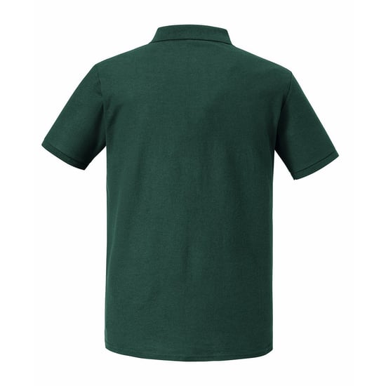 Russell - "Authentic Eco" Poloshirt für Herren (Flaschengrün) - Image 2