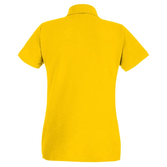 Fruit of the Loom - Poloshirt für Damen kurzärmlig (Gold) - Image 2