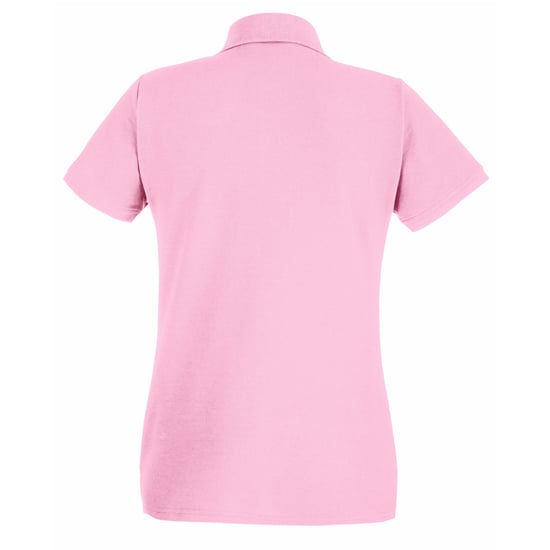 Fruit of the Loom - Poloshirt für Damen kurzärmlig (Babyrosa) - Image 2