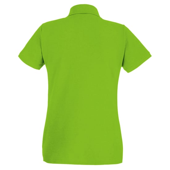Fruit of the Loom - Poloshirt für Damen kurzärmlig (Limettengrün) - Image 2
