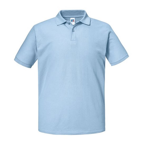 Russell - "Authentic Eco" Poloshirt für Herren (Himmel) - Image 1