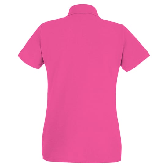 Fruit of the Loom - Poloshirt für Damen kurzärmlig (Dunkles Pink) - Image 2