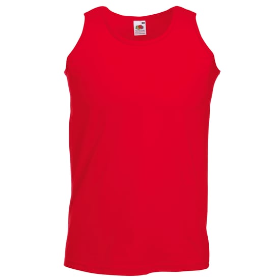 Fruit Of The Loom Athletic Tank Top für Männer (Rot) - Image 1