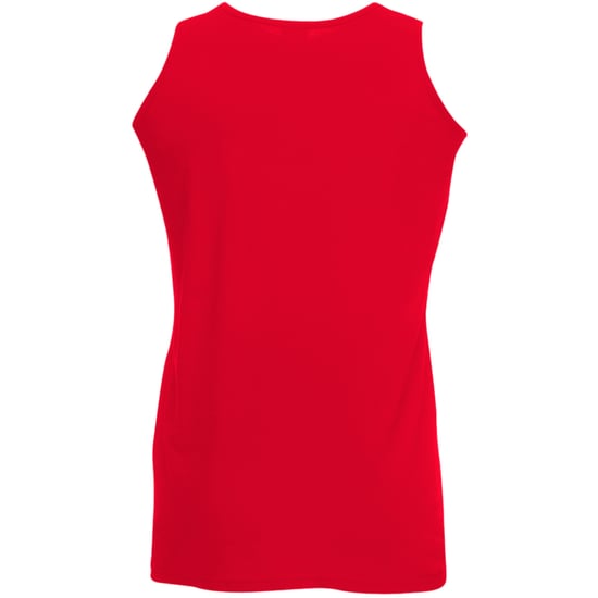 Fruit Of The Loom Athletic Tank Top für Männer (Rot) - Image 2