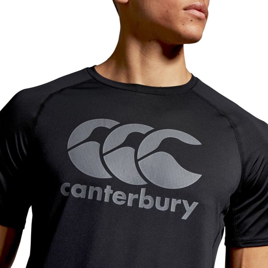 Canterbury - T-Shirt Superleicht für Herren (Schwarz/Metall-Grau) - Image 3