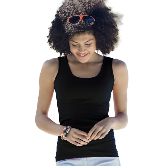Fruit Of The Loom Lady-Fit Valueweight Damen Tank-Top (Schwarz) - Image 2